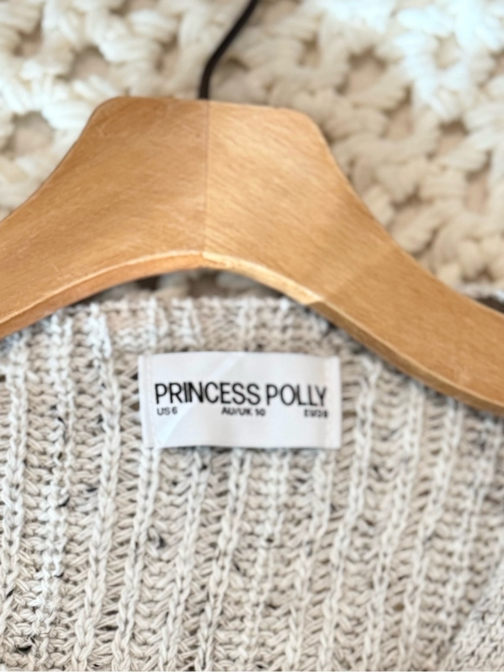 Princess Polly Ribbed Split Front Sweater (6) - Picture 4 of 6